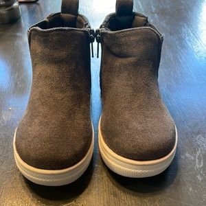 First step gray 5 toddler girl ankle boot